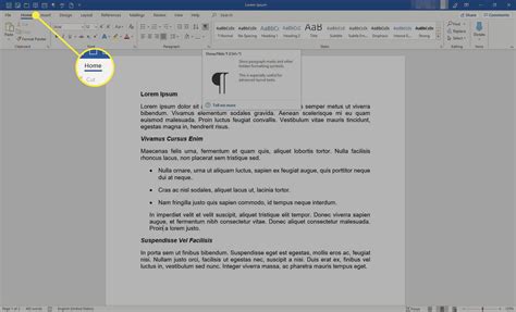 how to reveal formatting in word document