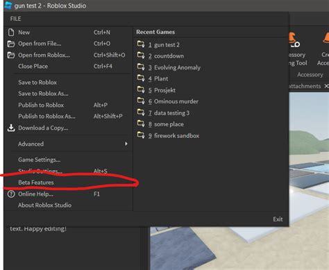 how to revert roblox studio