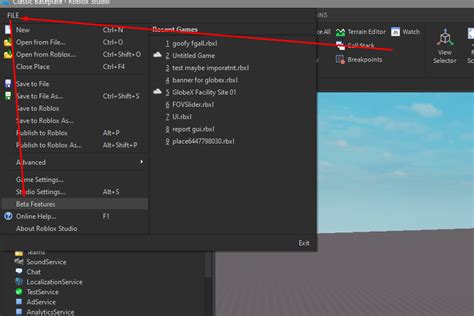 how to revert roblox studio ui