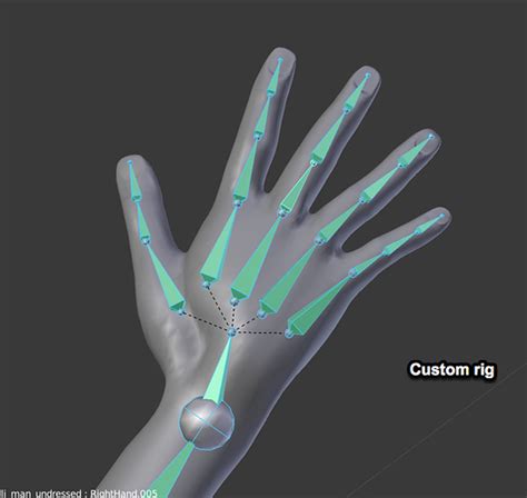 how to rig hands in blender