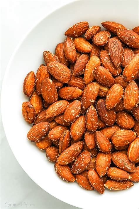 how to roast almonds in a oven