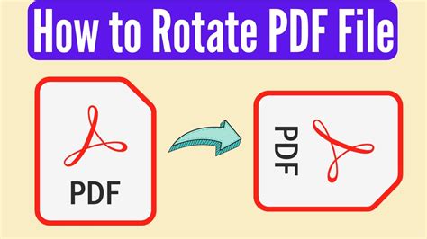 how to rotate a pdf in excel
