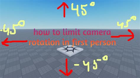 how to rotate camera in roblox studio