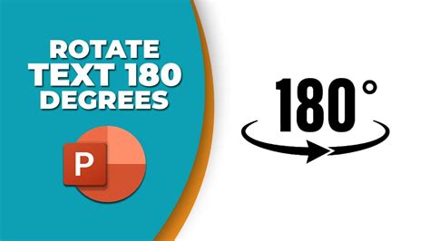 how to rotate text 180 degrees in powerpoint