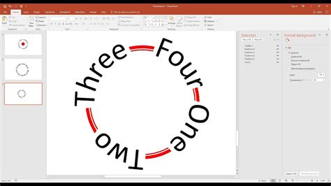 how to rotate text in a circle in powerpoint