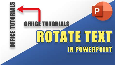 how to rotate text in circle in ppt