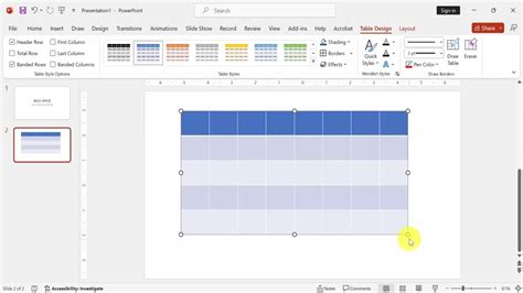 how to rotate text in powerpoint table