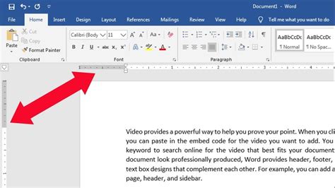 how to ruler on microsoft word