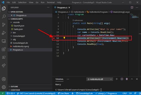 how to run .net 6 in visual studio code
