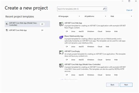 how to run .net core project in visual studio
