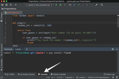 how to run .py file in pycharm terminal