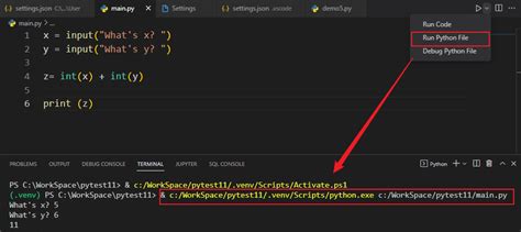how to run .py file in visual studio