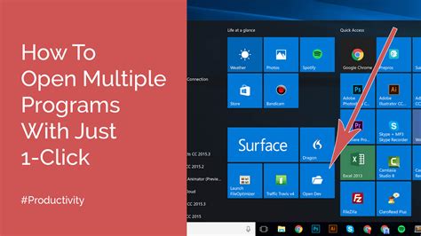 how to run 2 programs at the same time windows 10
