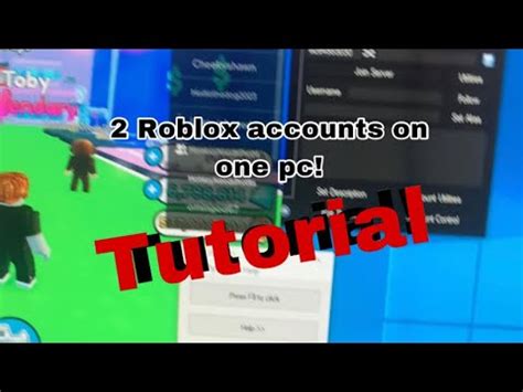 how to run 2 roblox accounts on 1 pc