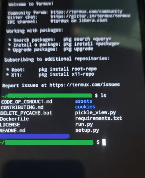 how to run a .py file in termux