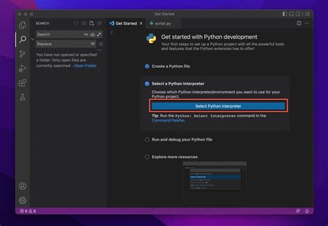 how to run a code in visual studio mac