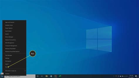 how to run a command in windows 10
