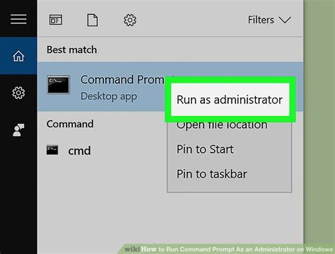 how to run a command prompt as administrator