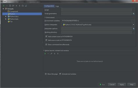 how to run a feature file in pycharm