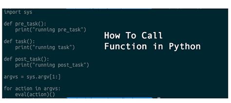 how to run a method in python