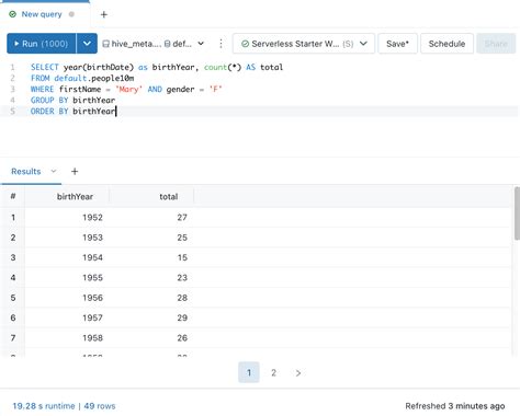 how to run a query in databricks
