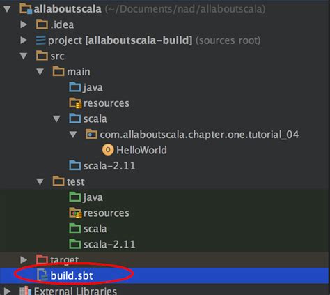 how to run a scala project in intellij