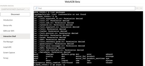 how to run adb commands
