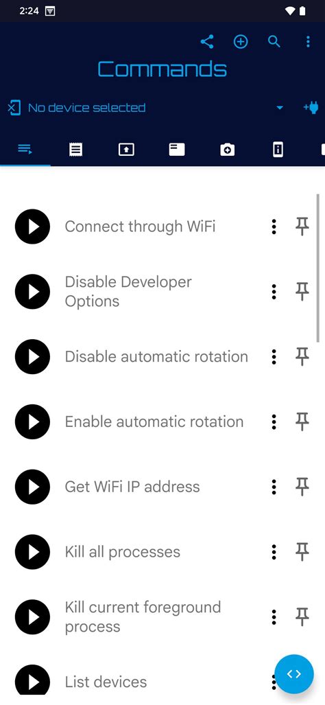 how to run adb commands on android phone