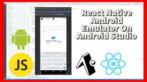 how to run android emulator in visual studio code react native