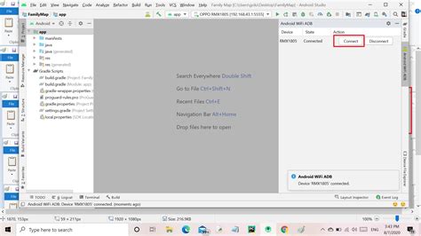 how to run android studio app on phone without usb