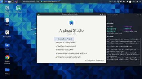 how to run android studio on kali linux
