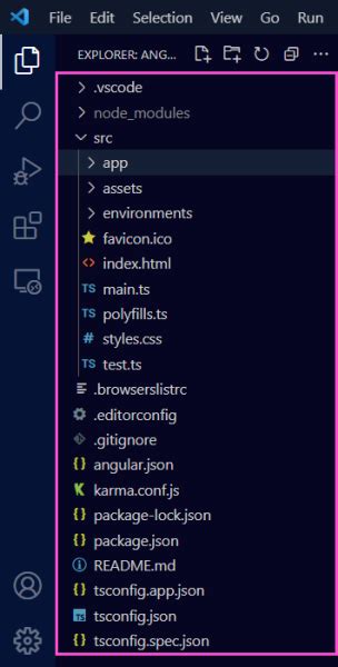 how to run angularjs project in visual studio code