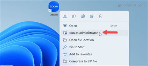 how to run app as administrator on windows 11