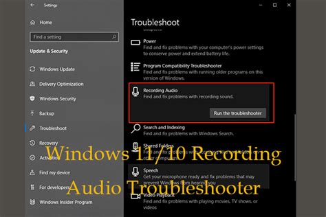 how to run audio troubleshooter in windows 10