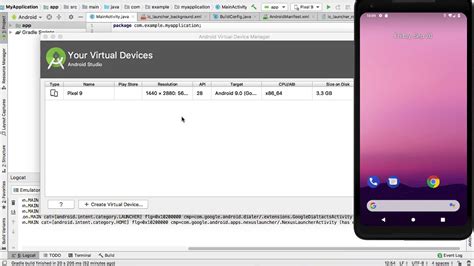 how to run avd manager in android studio