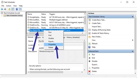 how to run batch file as administrator in task scheduler