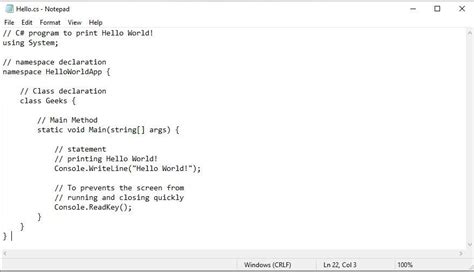 how to run c program in cmd using notepad
