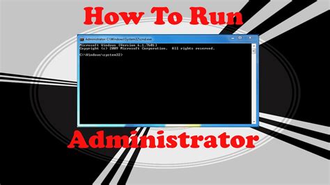 how to run cmd in windows 7 as administrator
