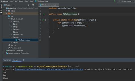 how to run code in intellij