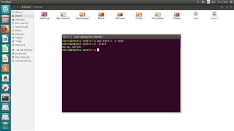 how to run code in linux terminal
