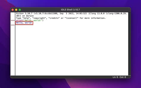 how to run code in python idle on mac