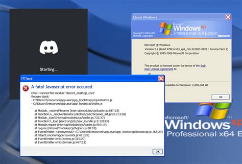 how to run discord on windows xp
