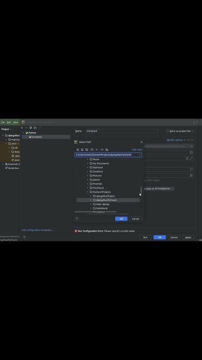 how to run django project in pycharm community edition