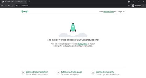 how to run django project on localhost