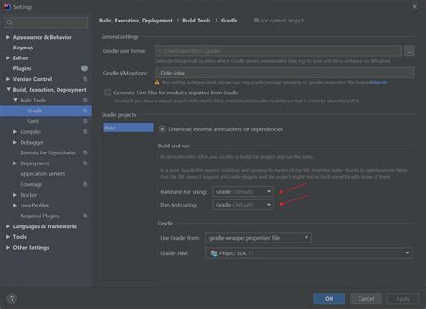 how to run gradle project in intellij