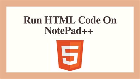 how to run html code in notepad in mobile