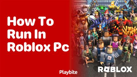 how to run in roblox with pc