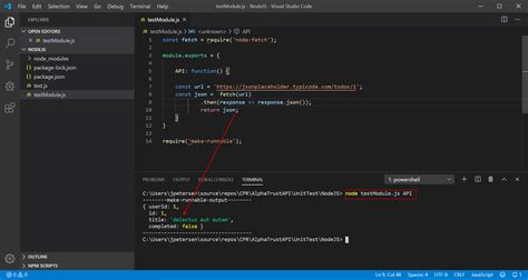 how to run index.js file in terminal