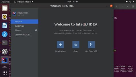 how to run intellij idea from terminal ubuntu