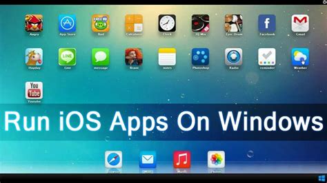 how to run ios on windows 10